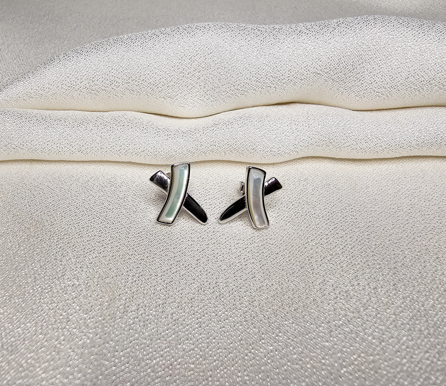 MOP SILVER EARRINGS