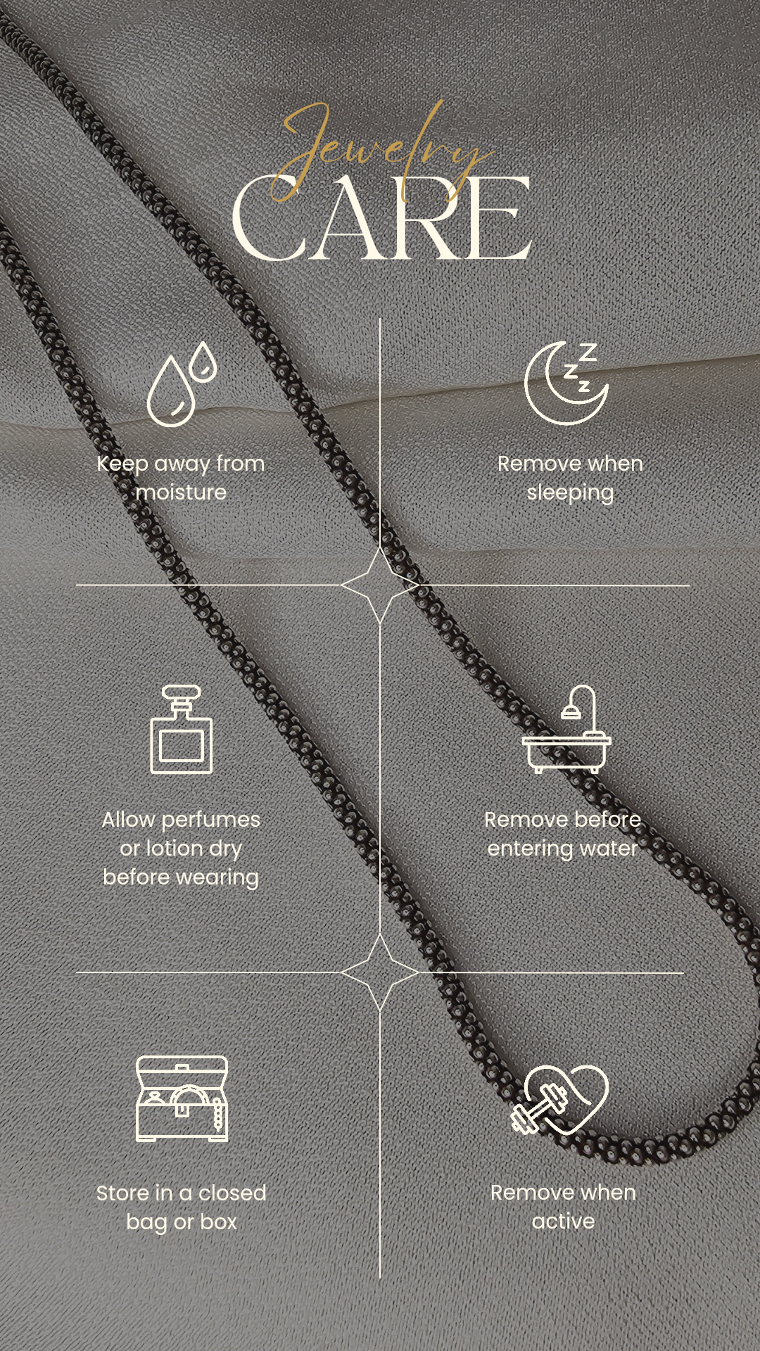 OXIDIZED SILVER MEN'S CHAIN