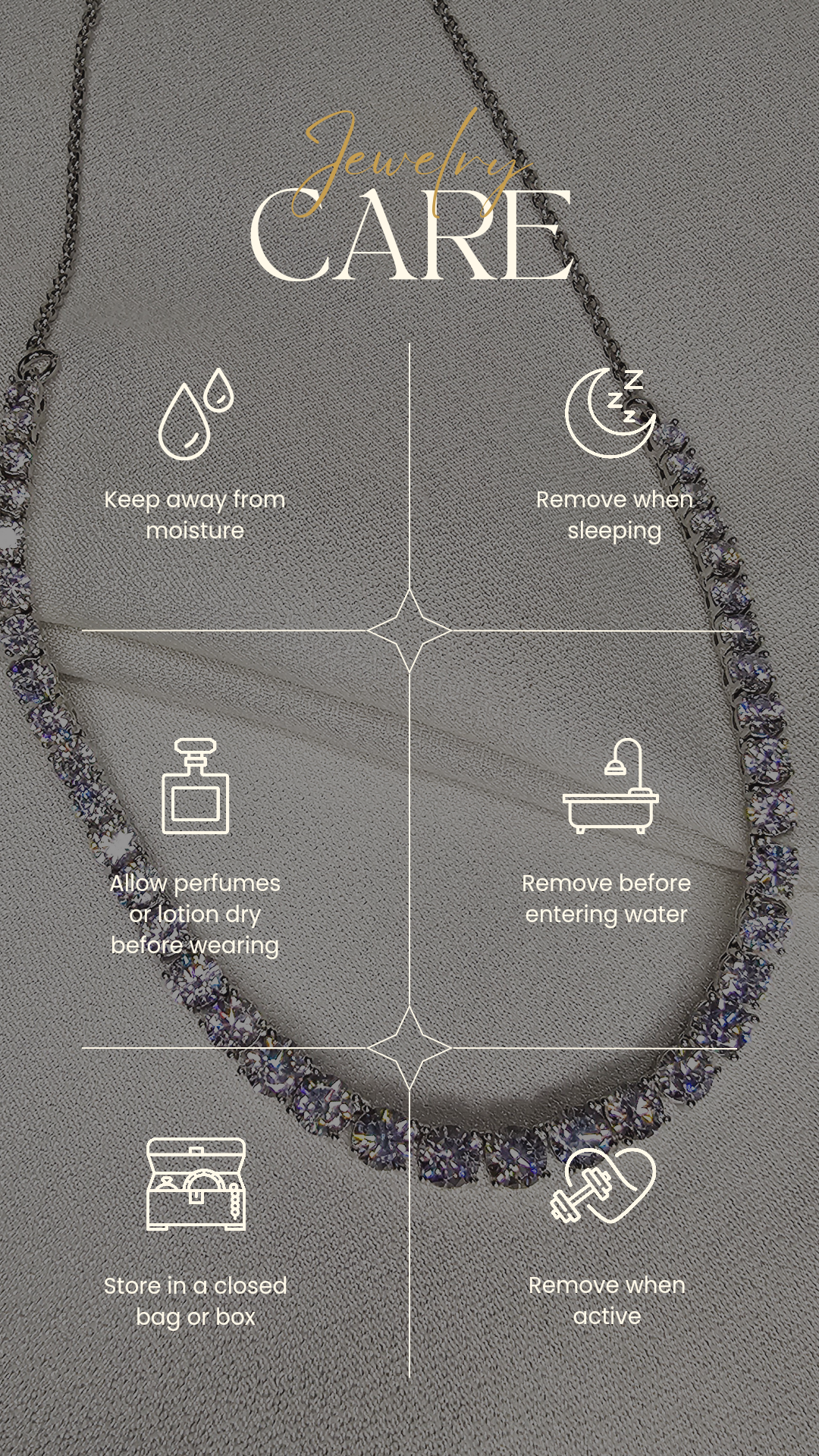 SOLITARE STRING NECKLACE SET