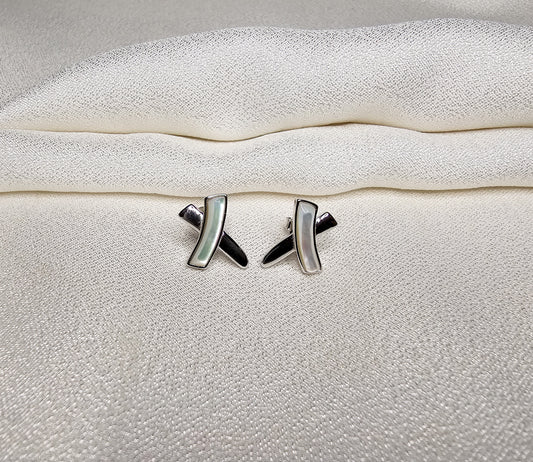 MOP SILVER EARRINGS