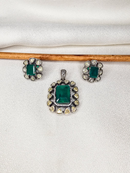 MOISSANITE PENDENT SET