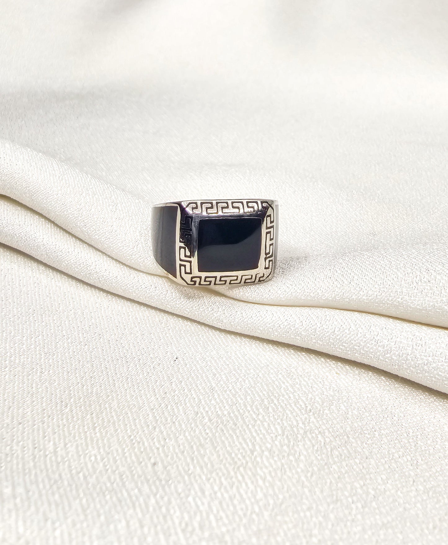 ENAMEL MEN'S RING