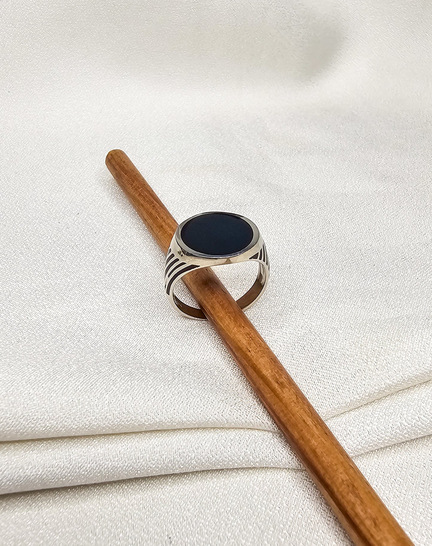 ENAMEL MEN'S RING
