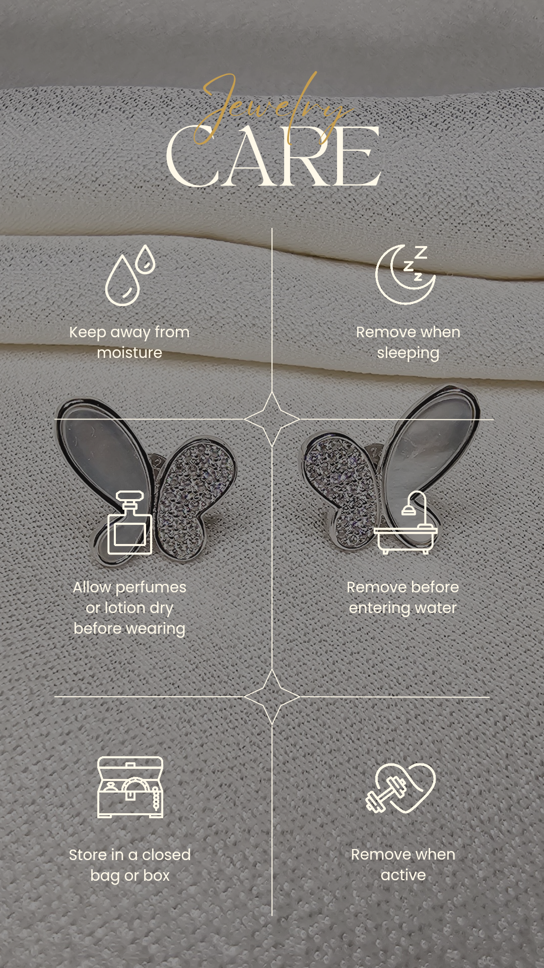 BUTTERFLY ALBO EARRINGS